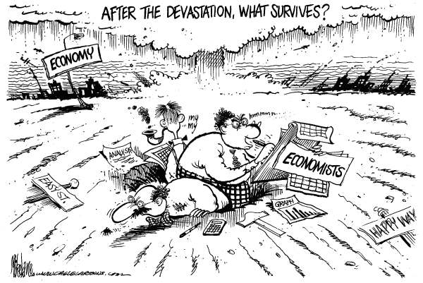 61393_Economists-Survive-by-Mike-Lane-Cagle-Cartoons