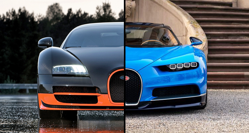 Bugatti Chiron vs Bugatti Veyron - Inside Lane - Trading Game