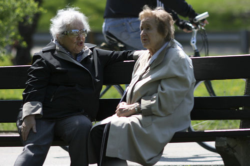 ladies talking