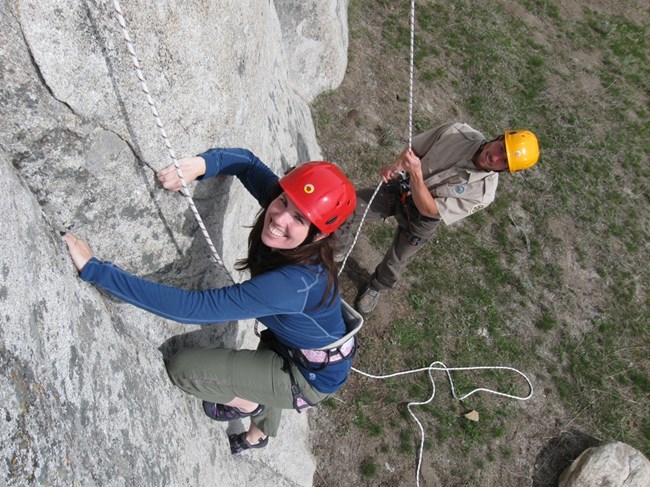 rock climbing