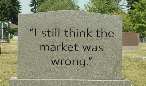 Mrket was wrong